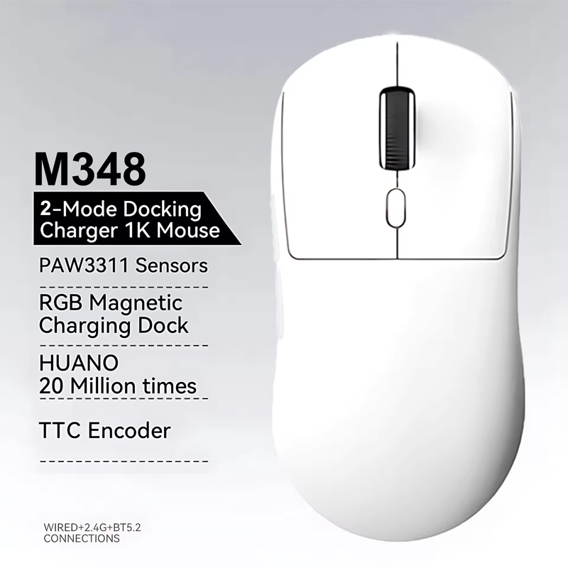Gaming Console For Ipad - M348 2.4G Wireless Mouse Rechargeable 500mAh