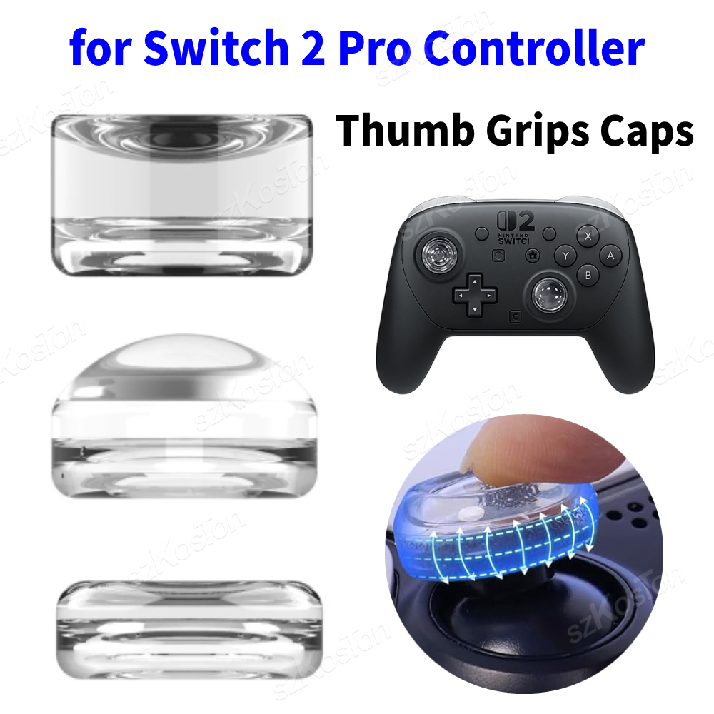 Thumb Grip Joystick - Clear Thumb Grips Caps for Switch