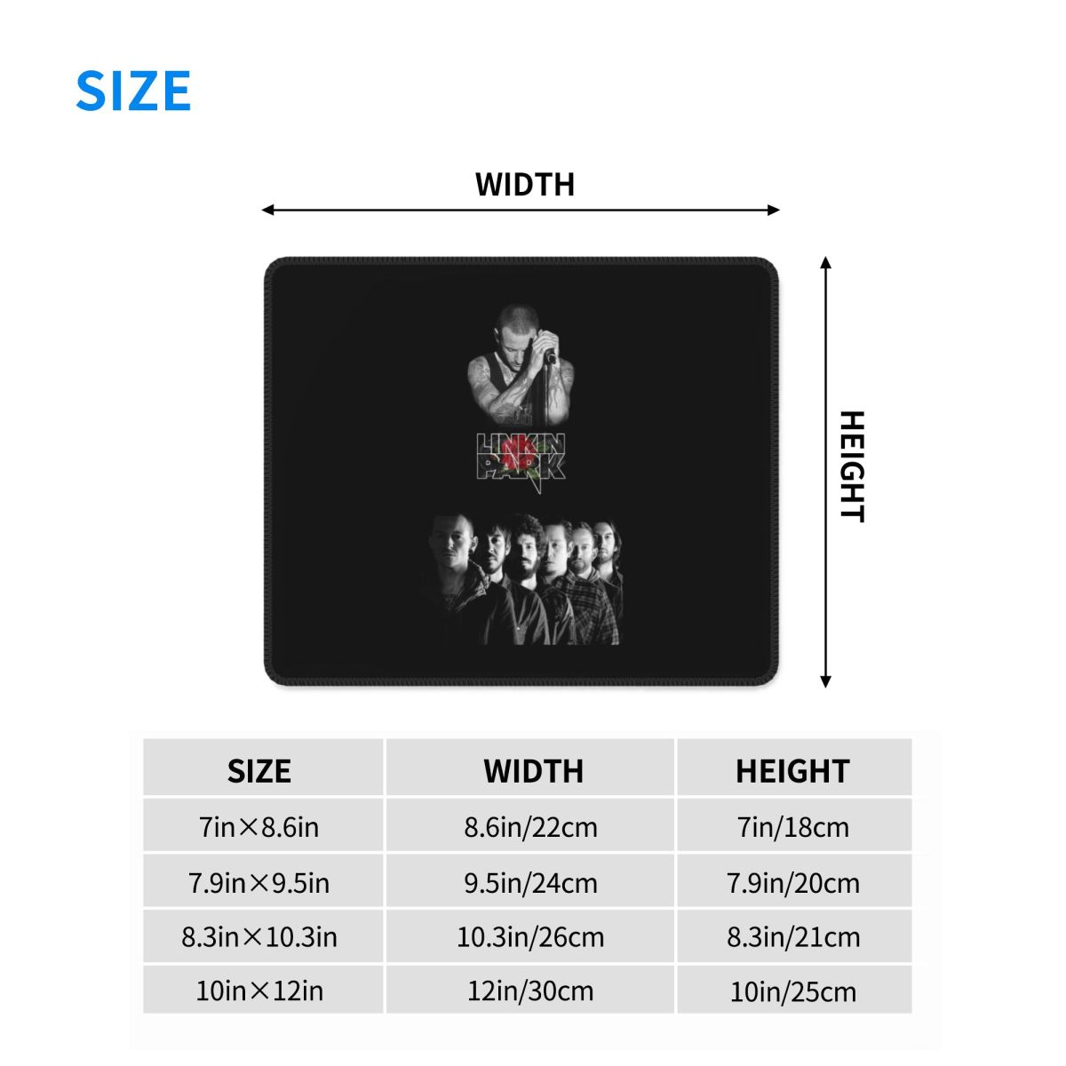 Multi-size Mouse Pad L-Linkin  - Gaming Console Portable Pc 评论和价格