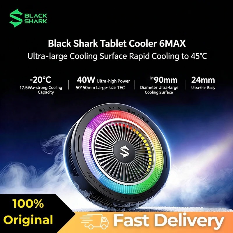 Black Shark Tablet Cooler 6Max - Gaming Console For Ipad 评论和价格