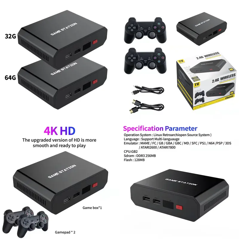M8plus HD Video Game Console B - Gaming Console Controller 评论和价格
