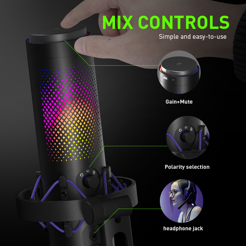 USB Desktop Condenser Wired Mi - Gaming Console Bundle 评论和价格