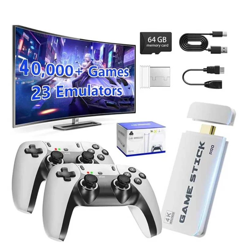 M15 4K TV Game Stick 64GB Buil - Gaming Console Tv Stand 评论和价格