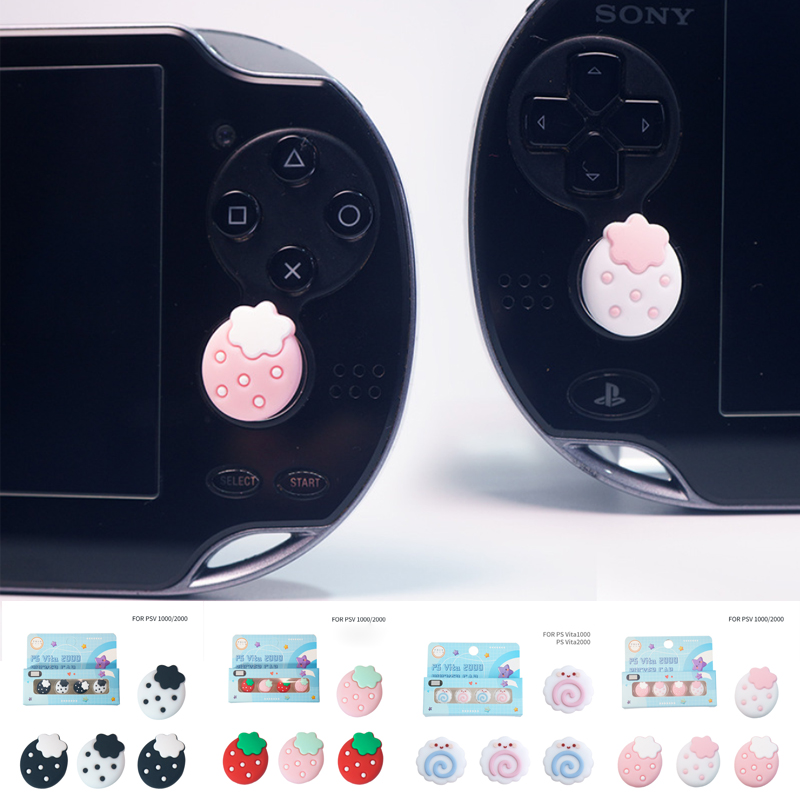 4pcs Strawberry Soft Thumb Sti - Thumb Grip Joystick 评论和价格