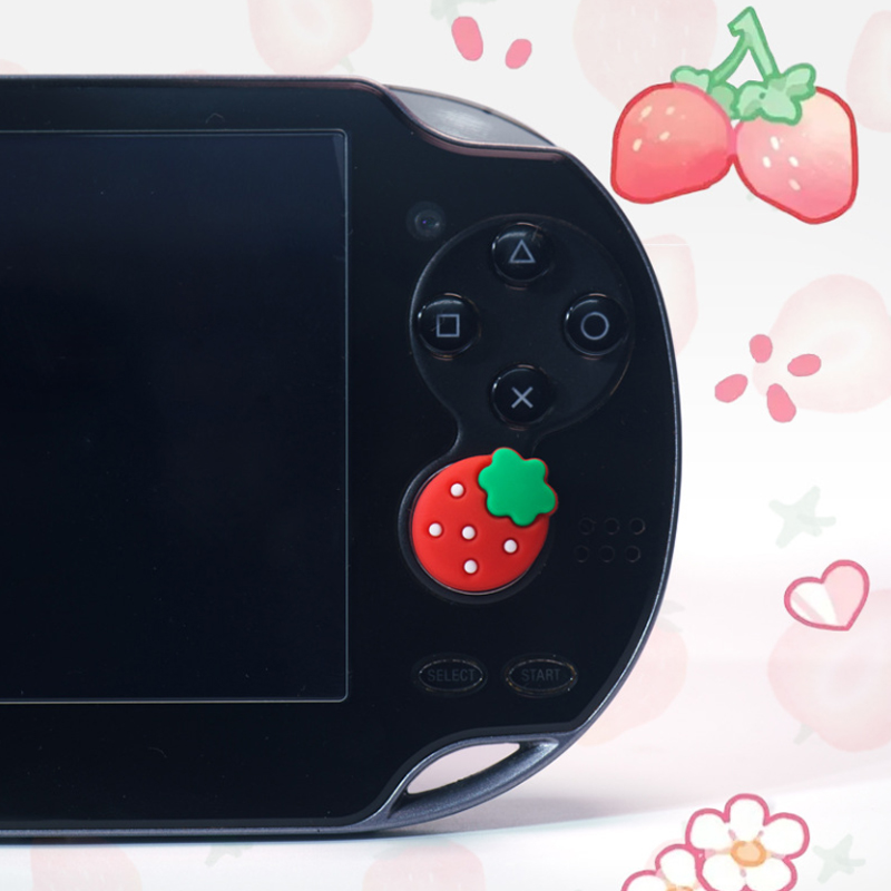 4pcs Strawberry Soft Thumb Sti - Thumb Grip Joystick 评论和价格