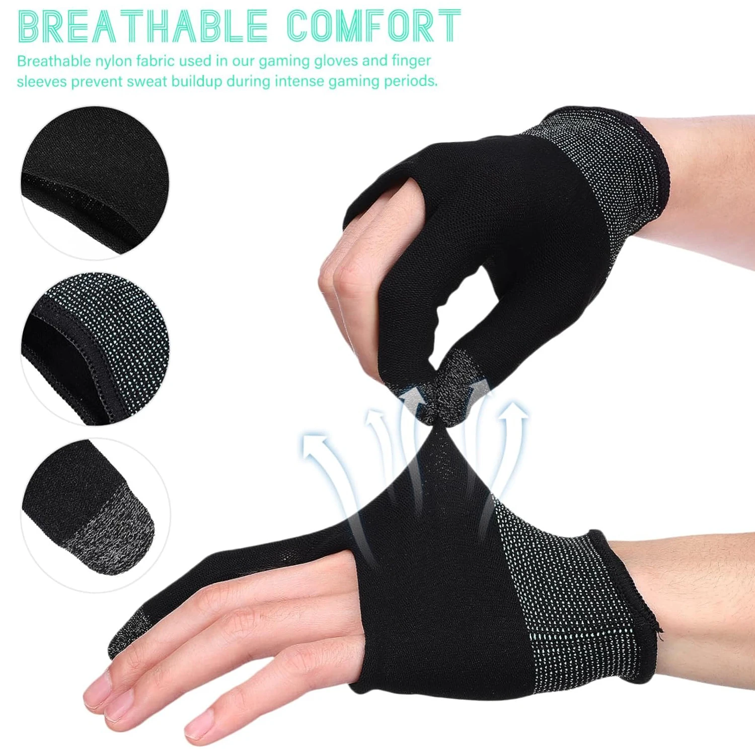 Finger Thumb Sleeve Gloves Bre - Gaming Console For Ipad 评论和价格
