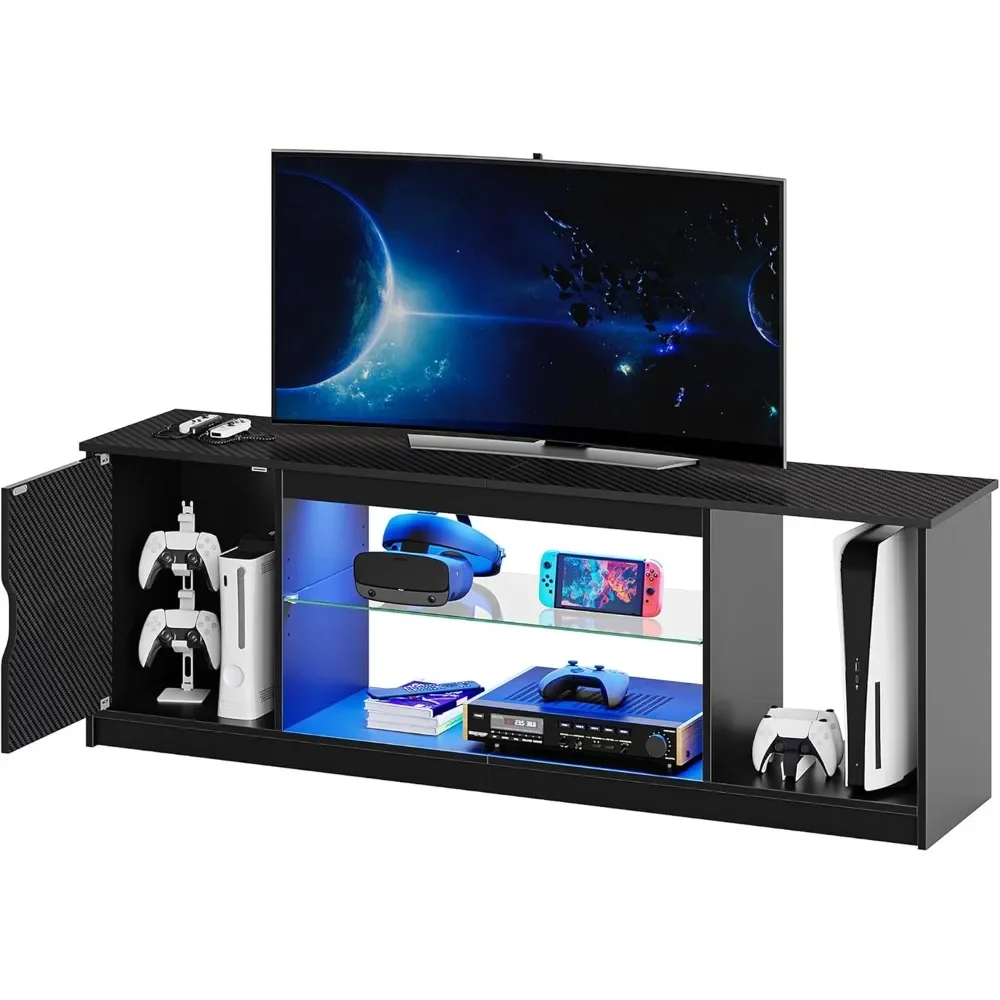 Bestier Led Entertainment Cent - Gaming Console Tv Stand 评论和价格