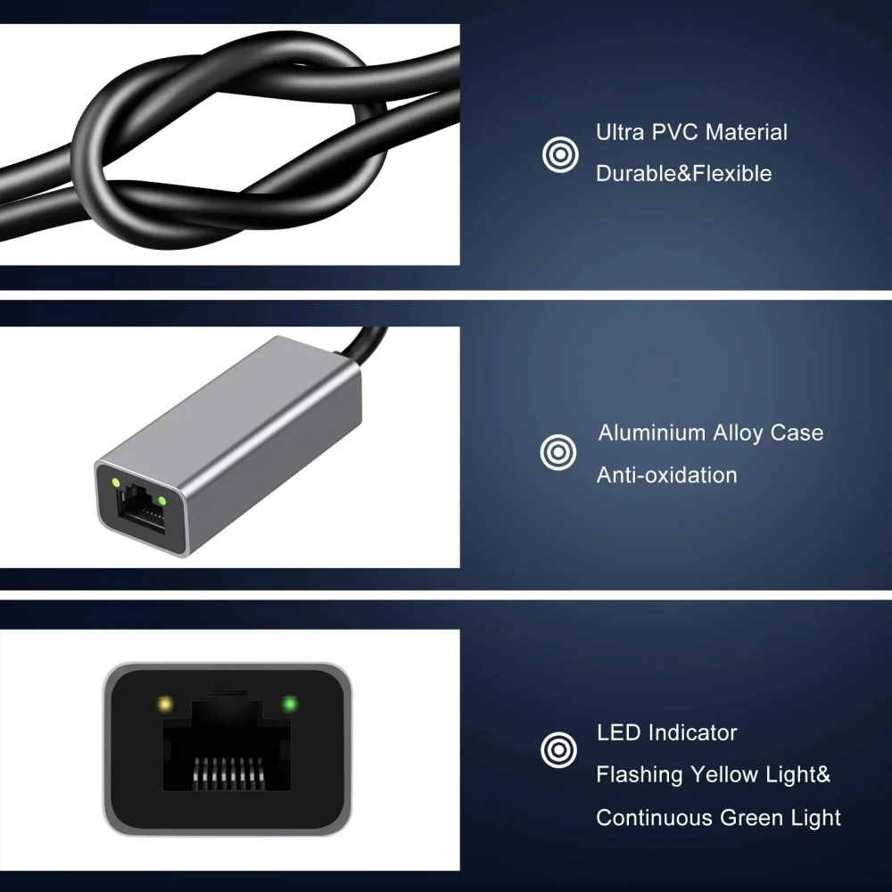 USB Type C Ethernet Adapter Ne - Lan Cable Gaming 评论和价格