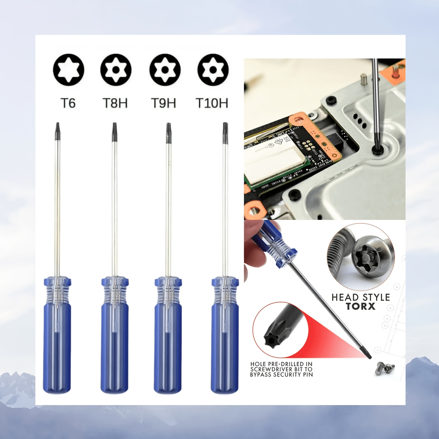 4-Piece T6, T8, T9, T10 Tork S - Gaming Console Repair 评论和价格