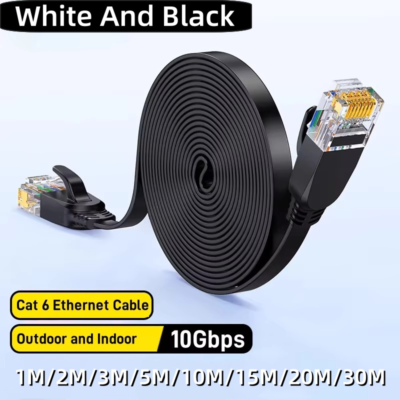 Cat 6 Ethernet Flat Cable, Out - Lan Cable Gaming 评论和价格