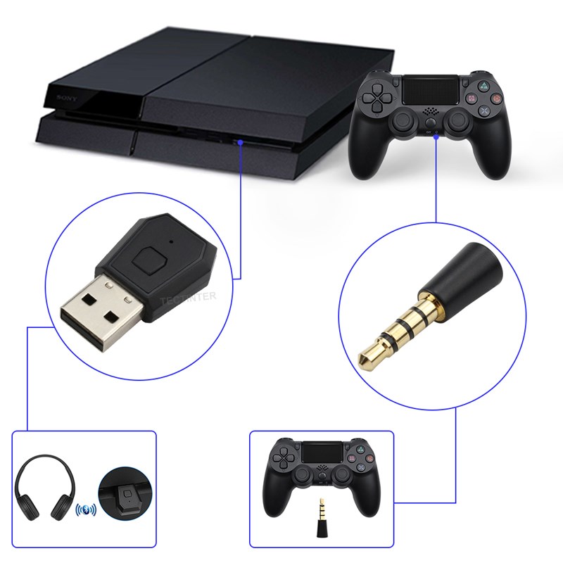 USB Wireless Adapter Receiver  - Gaming Console Controller 评论和价格