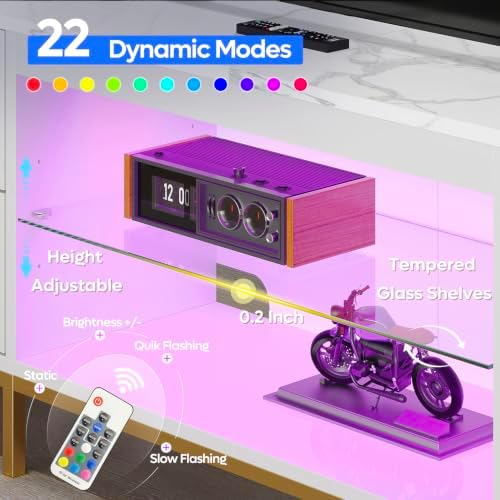 TV Stand for 75/80/85 inch TVs - Gaming Console Tv Stand 评论和价格