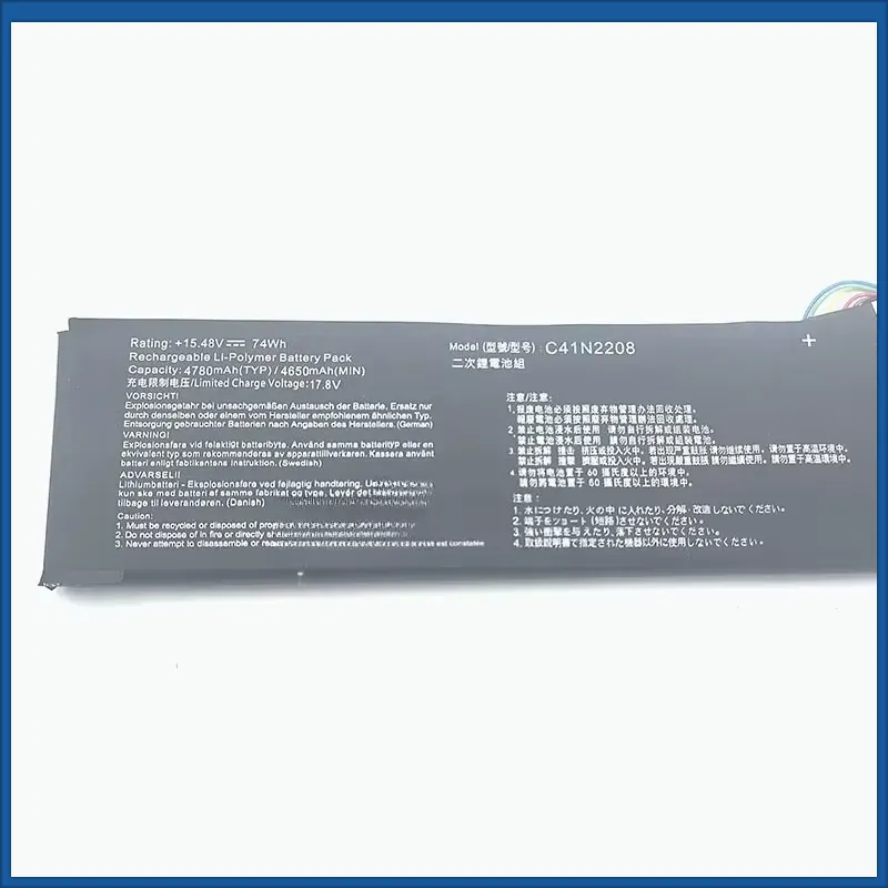New C41N2208 15.48V 74Wh High  - Gaming Console Rog 评论和价格