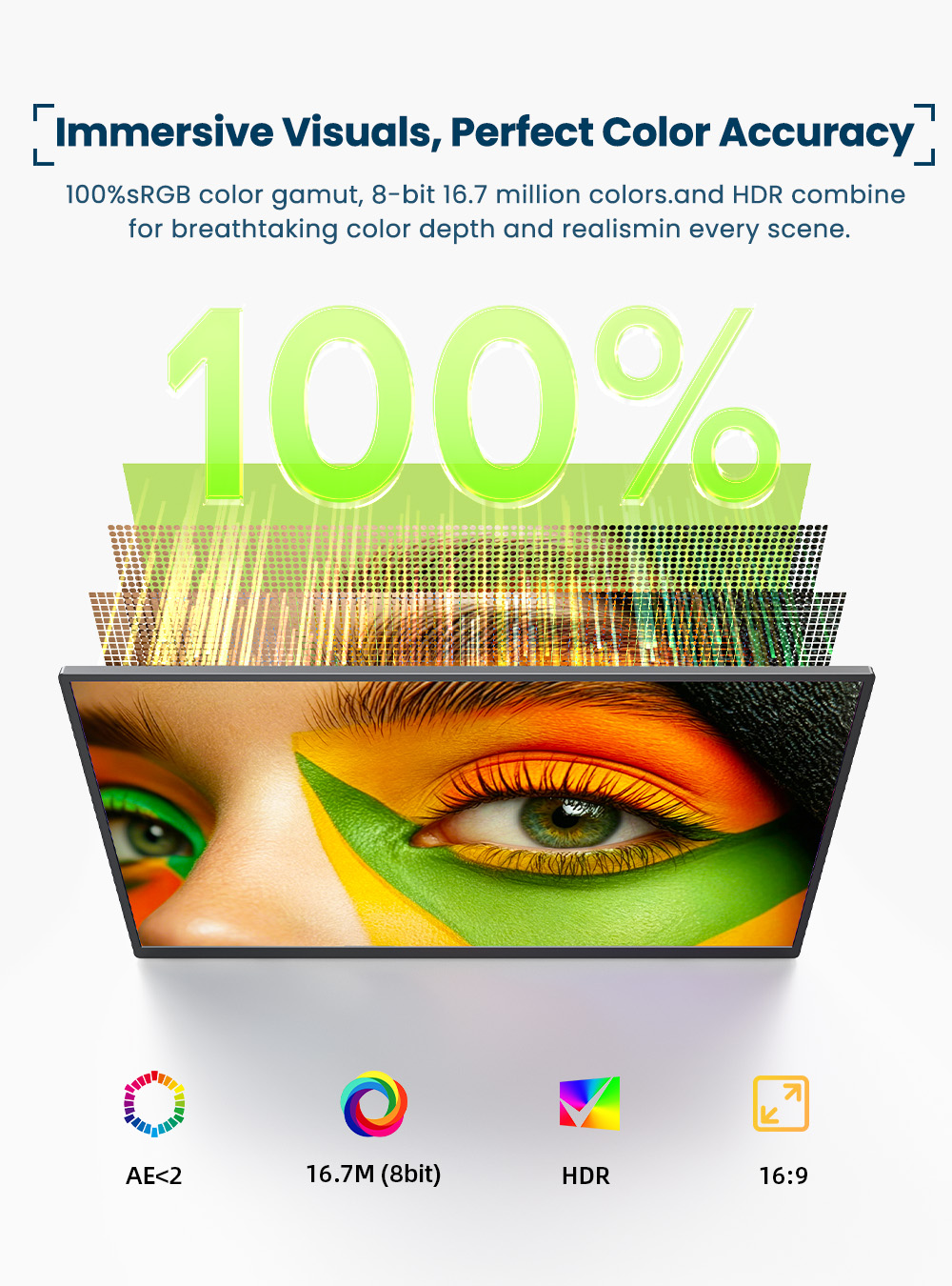 EVICIV 4K Portable Monitor 10- - Gaming Console Portable Pc 评论和价格