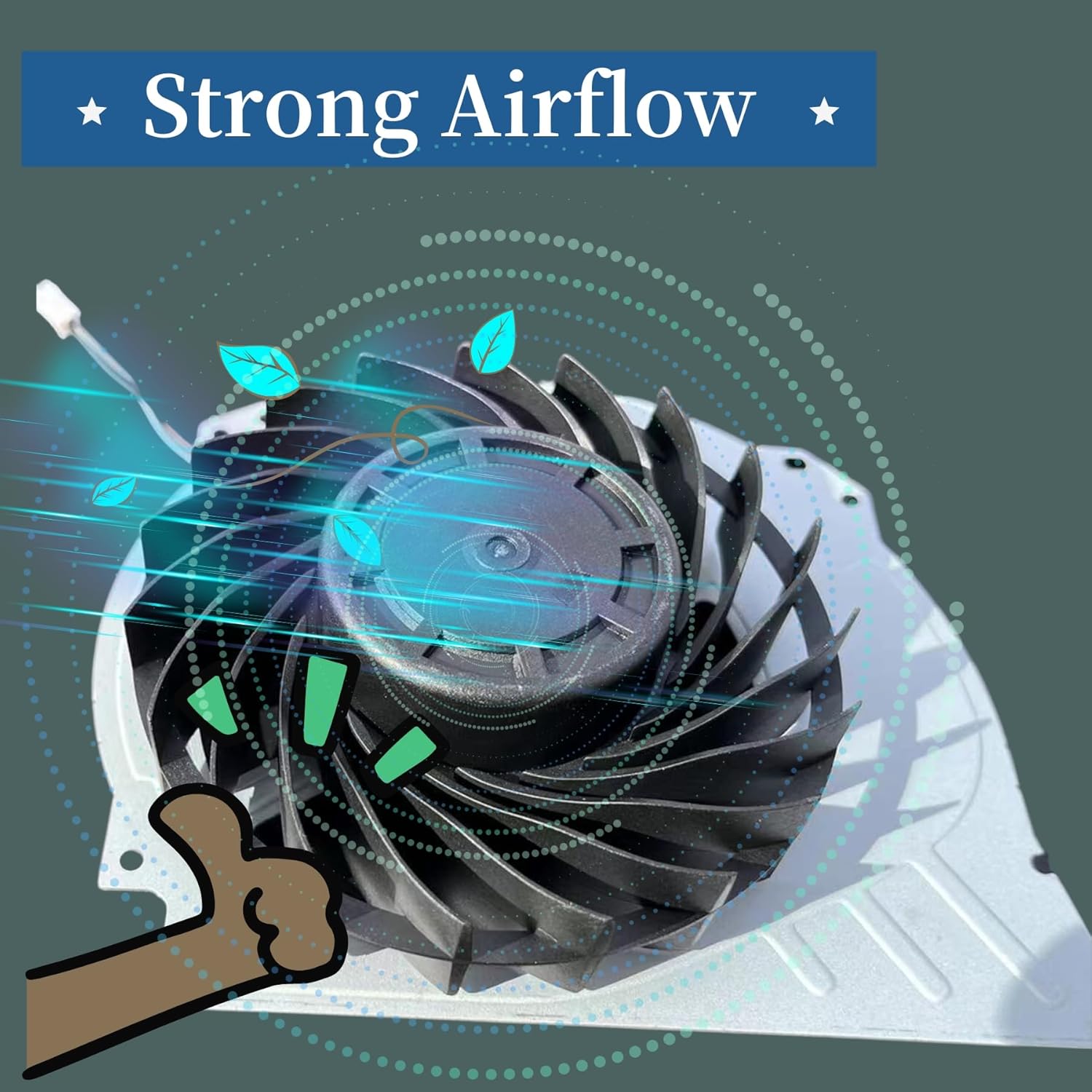 Original Inner Cooling Fan for - Gaming Console And Tv 评论和价格